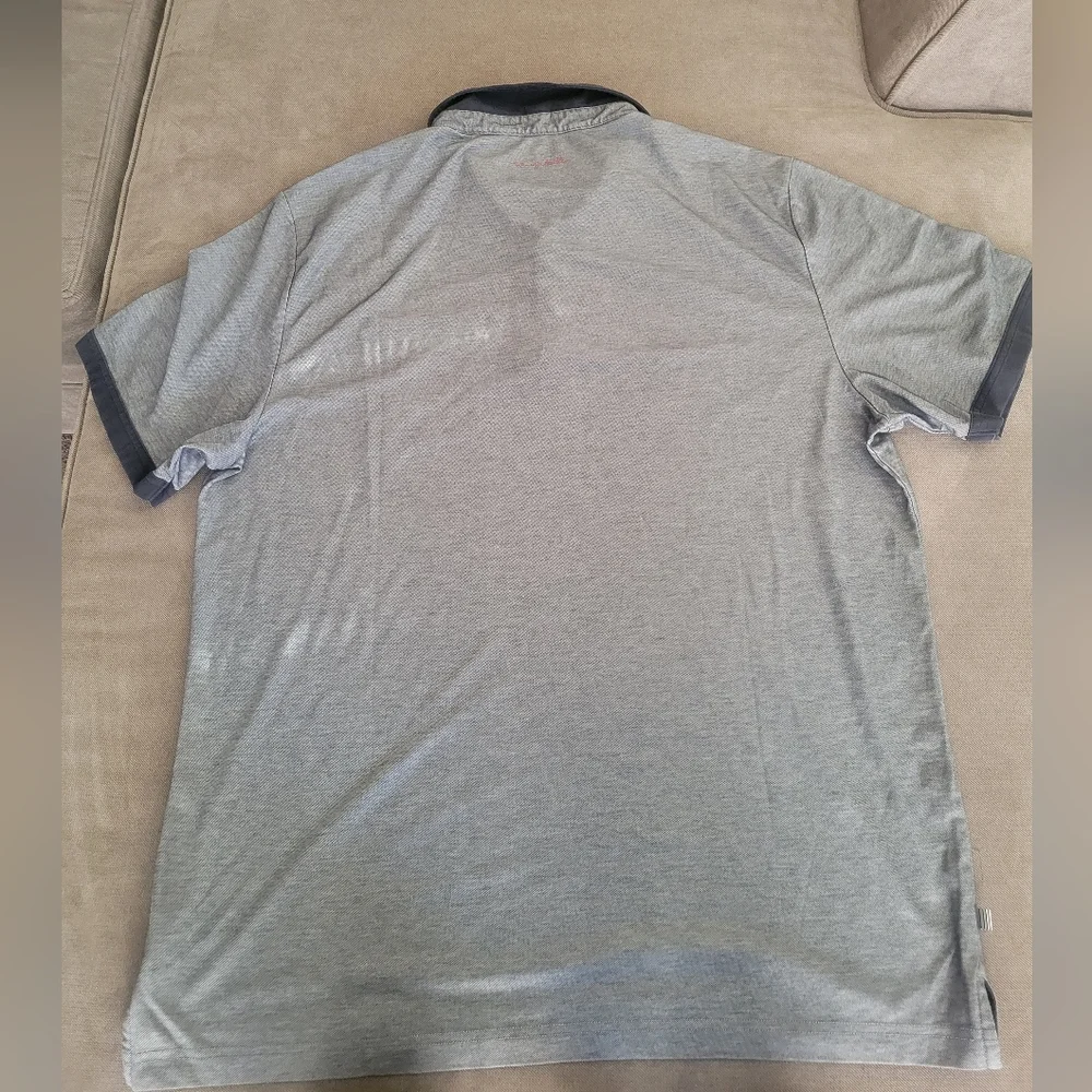 Travis Matthew Men's Gray Golf Polo Shirt Short Sleeve Size 2XL - Picture 4 of 5